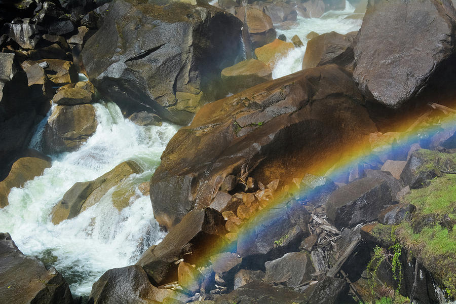 Rainbow Vernal Fall Yosemite Photograph by Kyle Hanson