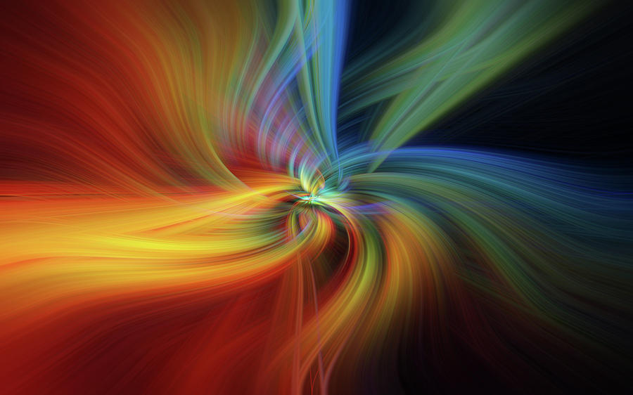 Rainbow Vortex. Mystery of Colors Photograph by Jenny Rainbow