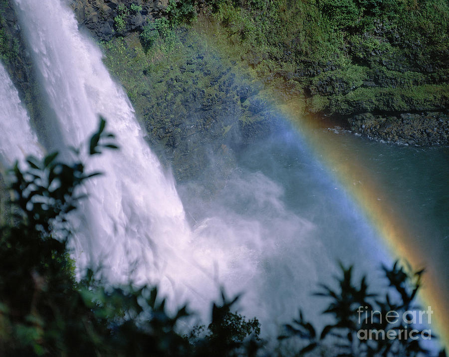 Rainbow Waterfall Photograph by Peter French - Printscapes