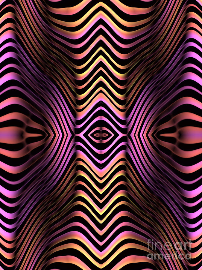 Rainbow Zebra Digital Art