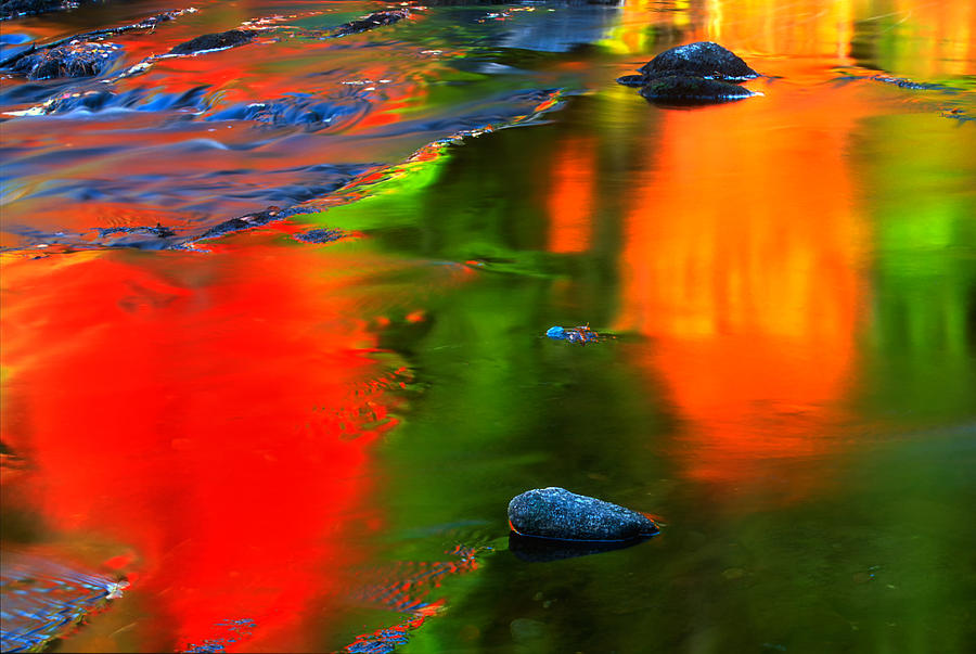 Rainbowed River Photograph by Irwin Barrett