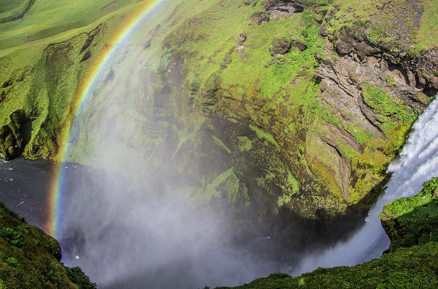 Rainbows and Waterfalls Iceland Photograph by Venetia Featherstone-Witty