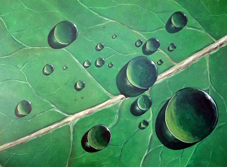 Raindrops Painting by Martin Girolami