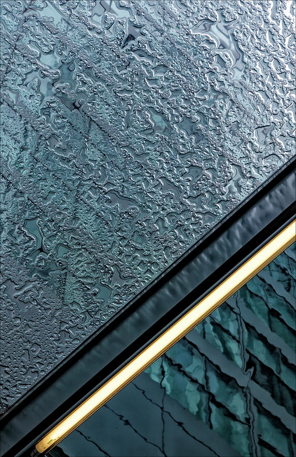 Raindrops on Glass Citicorp Center  Photograph by Robert Ullmann