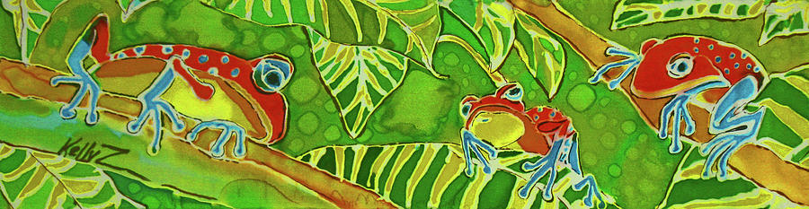 Rainforest Buds Painting by Kelly Smith