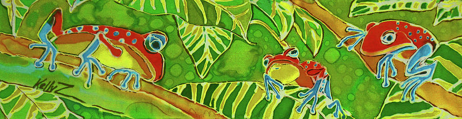 Jungle Painting - Rainforest Buds by Kelly Smith