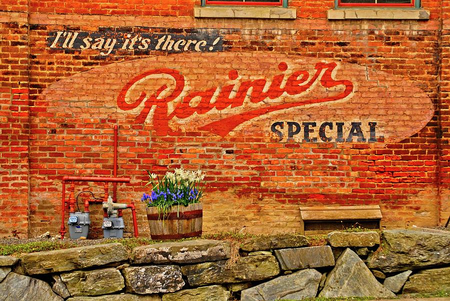 Rainier Sign Photograph by Craig Perry-Ollila