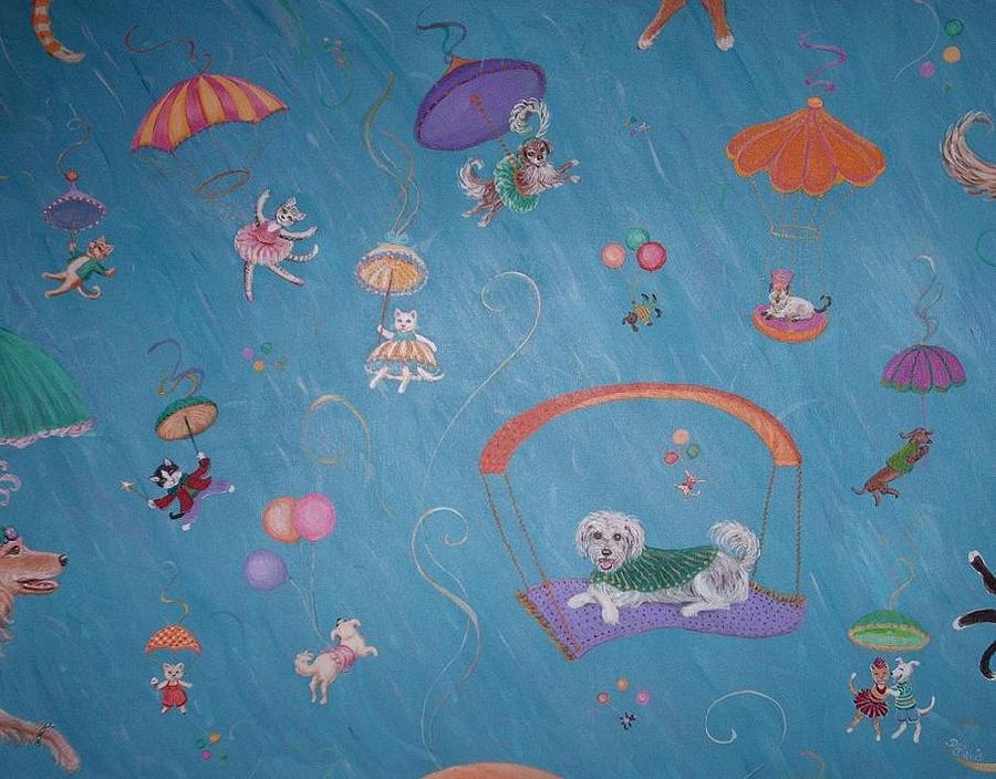 Raining Cats And Dogs Painting