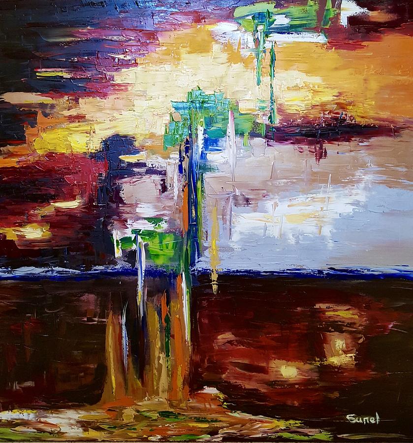 Raining Colours Painting by Sunel De Lange