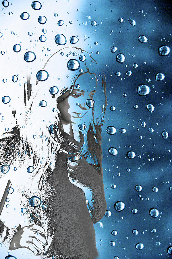 Raining Day Digital Art by Angel Jesus De la Fuente