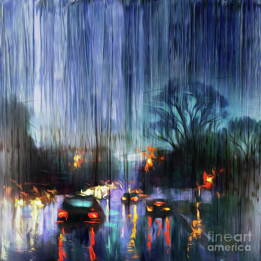 Raining  Painting by Gull G