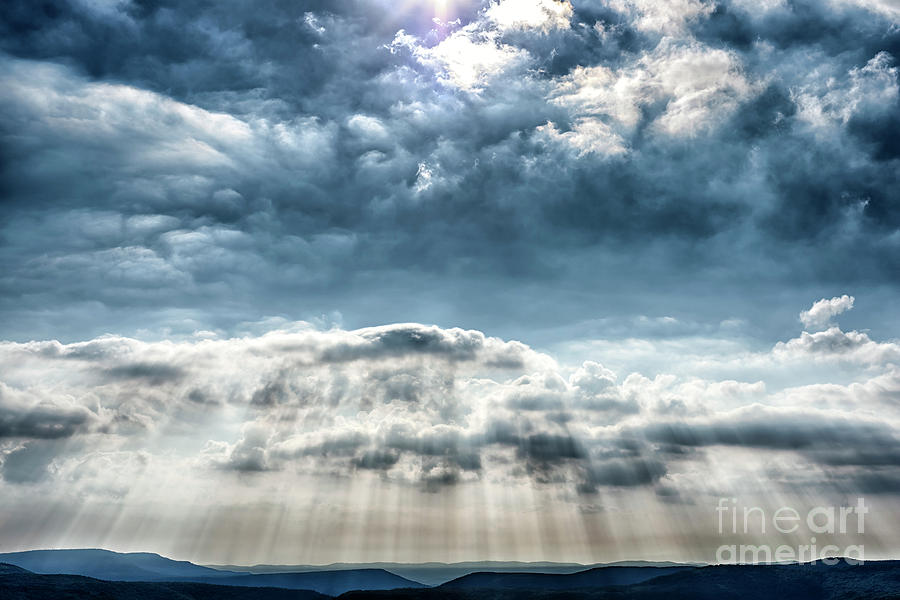 Raining Light Rays  Photograph by Thomas R Fletcher