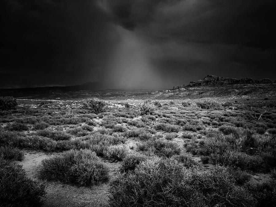 Rains Of The Desert Photograph by John De Bord
