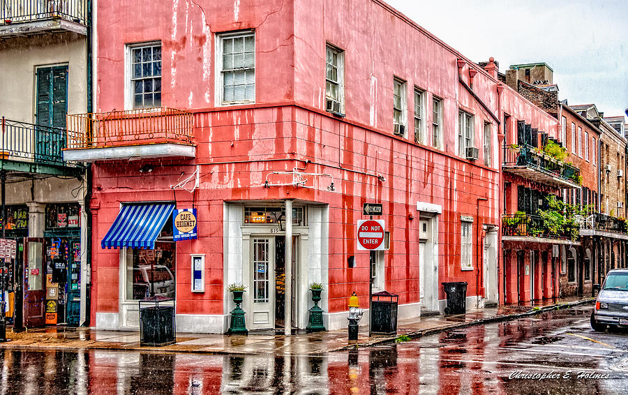 Rainy Corner Photograph by Christopher Holmes