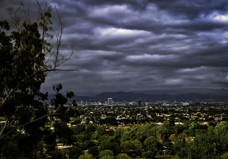 Rainy Day In L A Photograph by Joseph Hollingsworth
