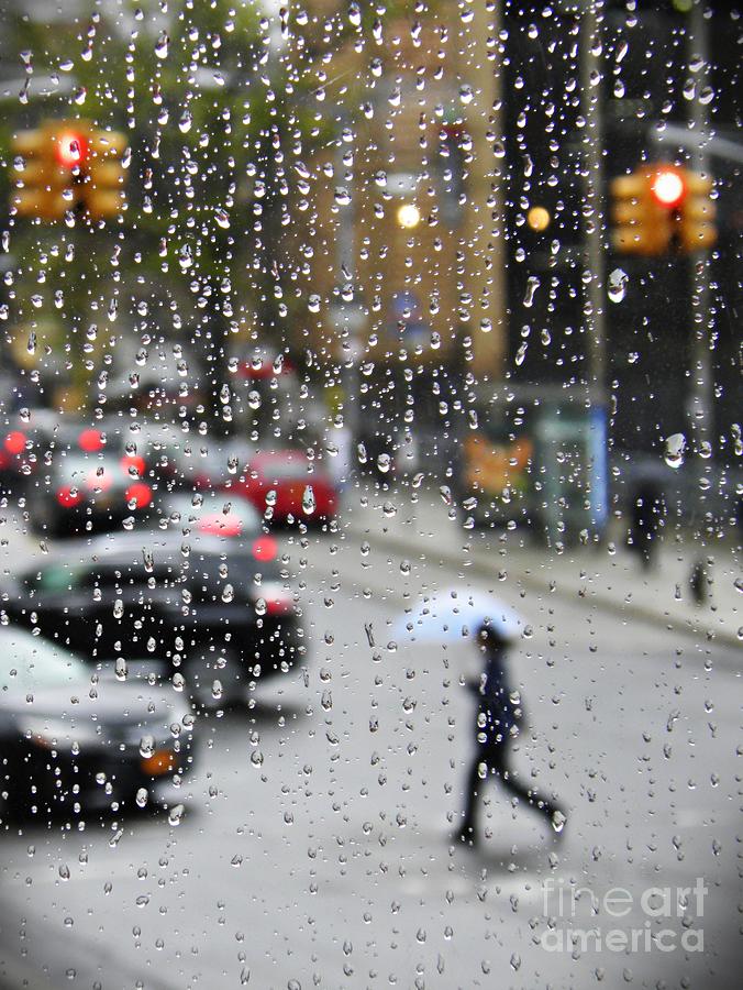 Car Photograph - Rainy Day NYC 3  by Sarah Loft