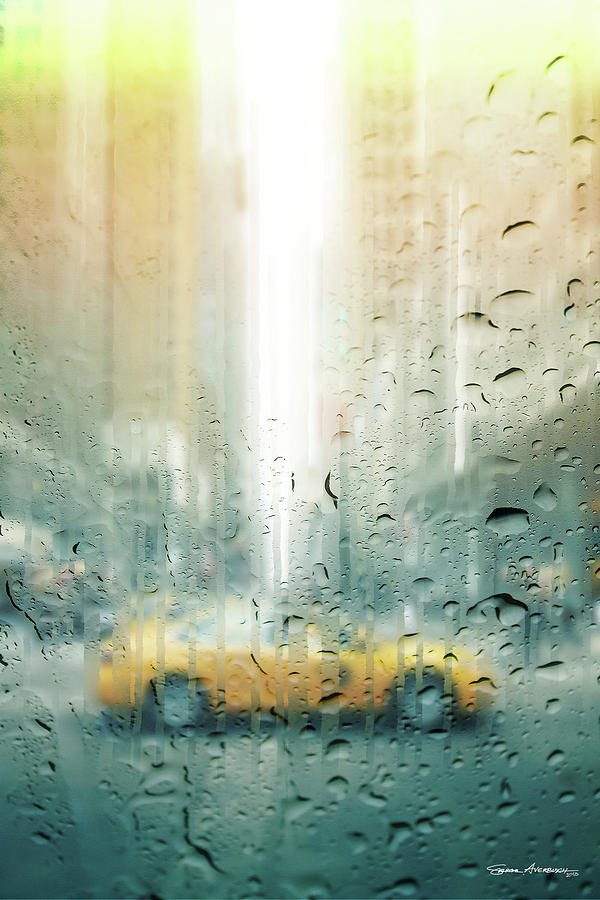 Rainy days in New York - Corner of the 6th Digital Art by Serge Averbukh