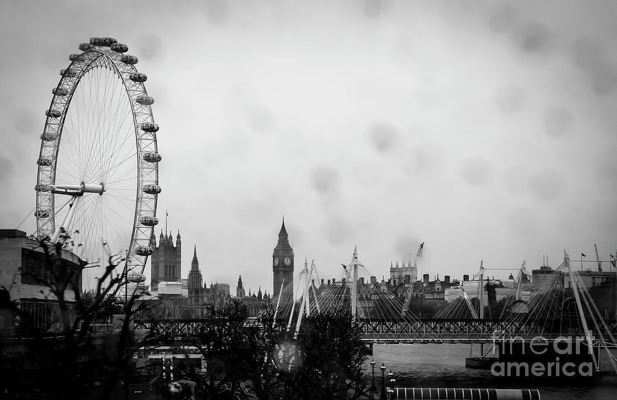Rainy London Photograph by Marina McLain