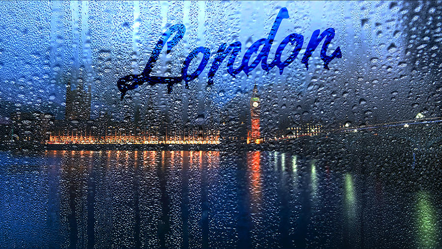 Rainy London Photograph by Matt Malloy