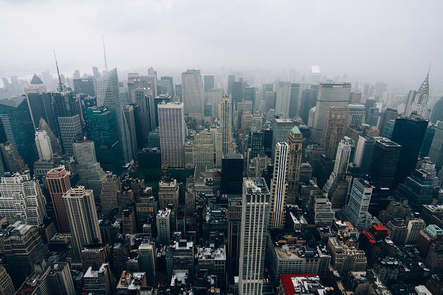 New York City Photograph - Rainy New York City by Thomas Richter