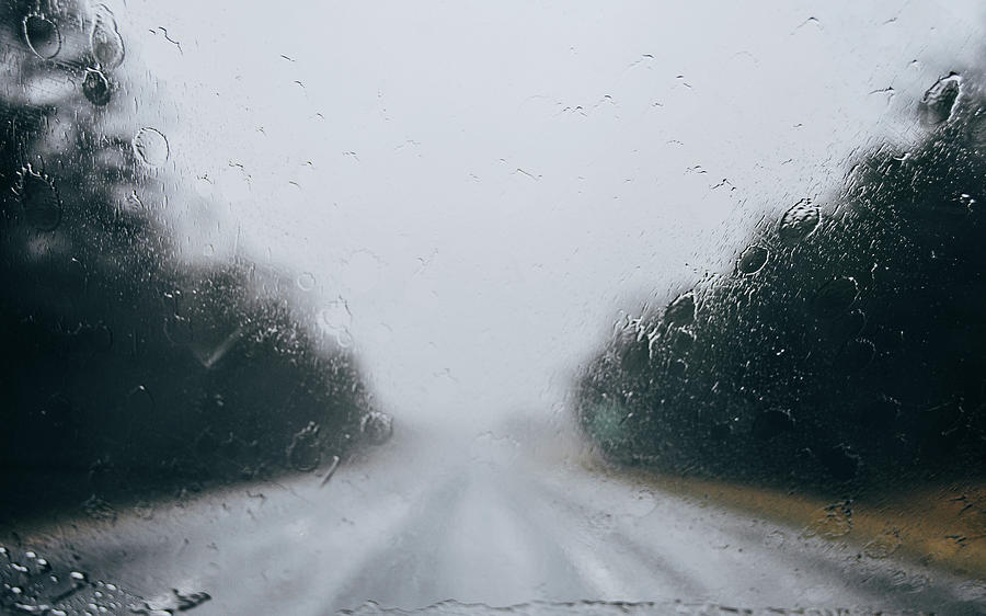 Rainy Road Photograph by Andrea Anderegg