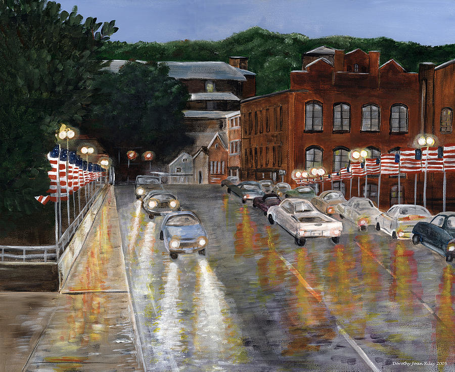 Rainy Street Painting