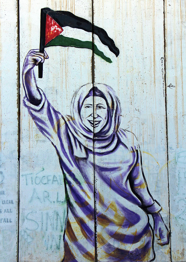 Raise the Flag Painting by Munir Alawi