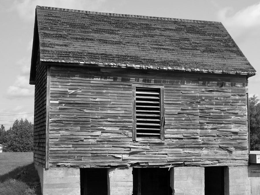 Black And White Photograph - Raised Barn by William Tasker