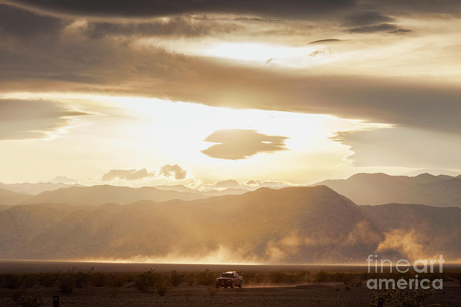 Raising Dust in Death Valley Photograph by Colin and Linda McKie