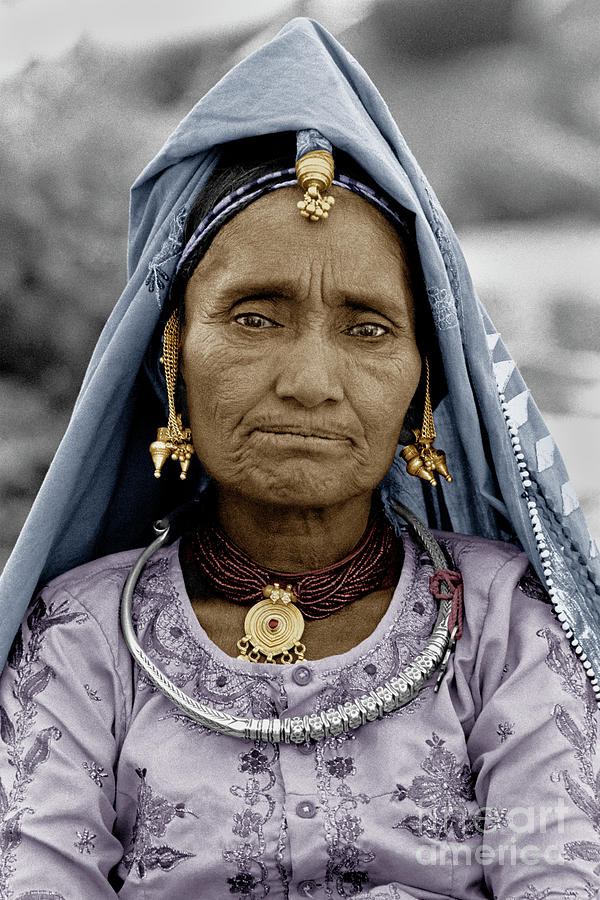 Rajathani Tribal Woman - Pushkar India 2 Photograph by Craig Lovell