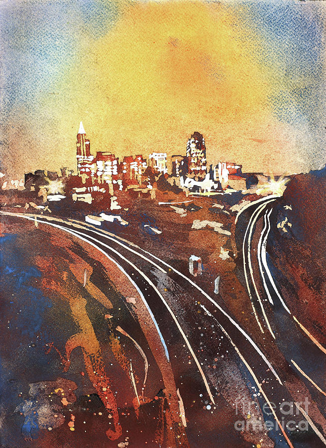 Raleigh Sunrise II Painting by Ryan Fox