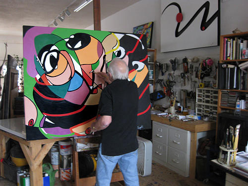 Ralf painting La Masque Painting by Ralf  Broughton