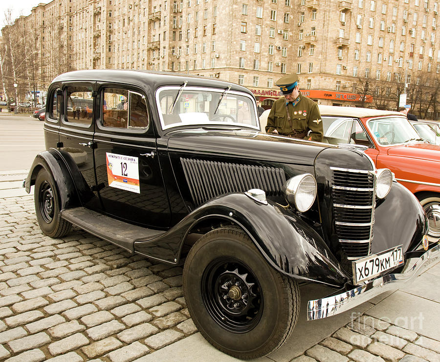 Rally of classical cars, Moscow Photograph by Irina Afonskaya