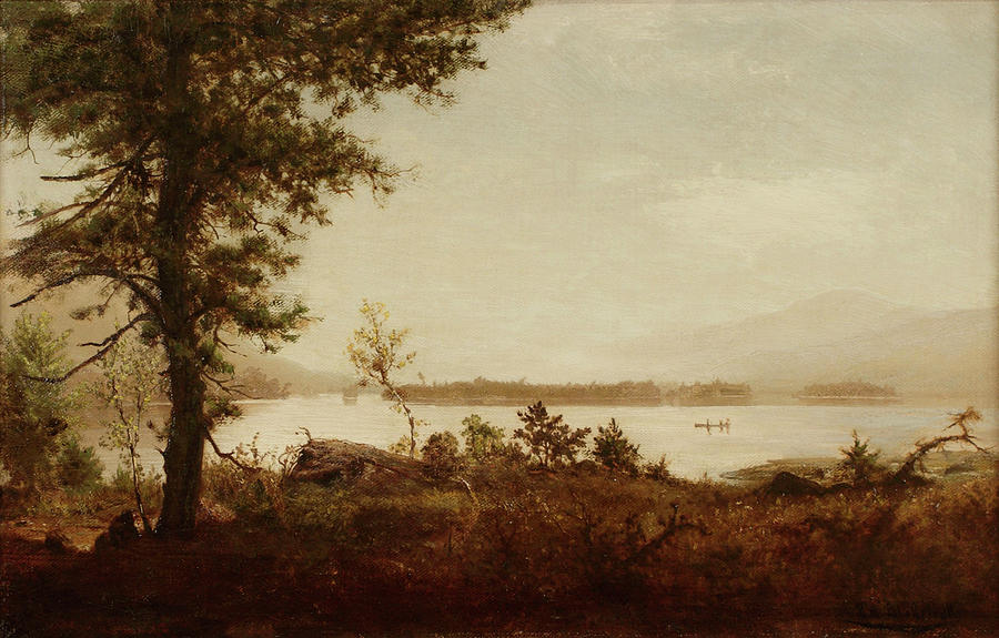 Ralph Albert Blakelock Painting by Lake George