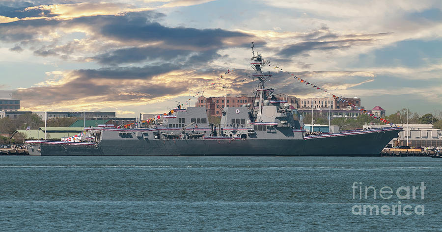 Ralph H Johnson Navy Warship Photograph