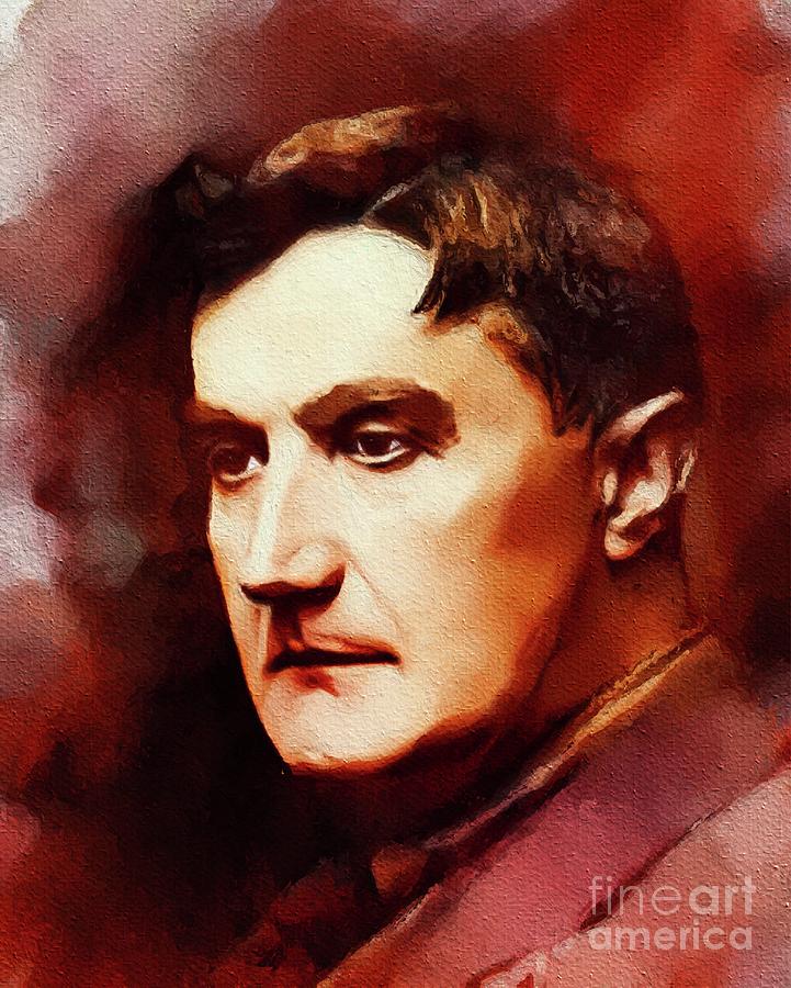 Music Painting - Ralph Vaughan-Williams, Famous Composer by Esoterica Art Agency