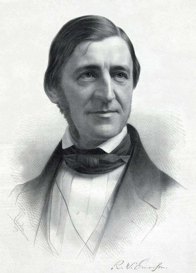 Ralph Waldo Emerson 1803-82 From An Photograph by Everett