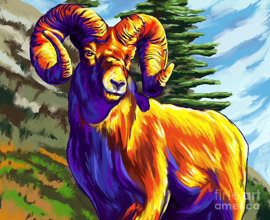 Ram Color Painting by Tim Gilliland