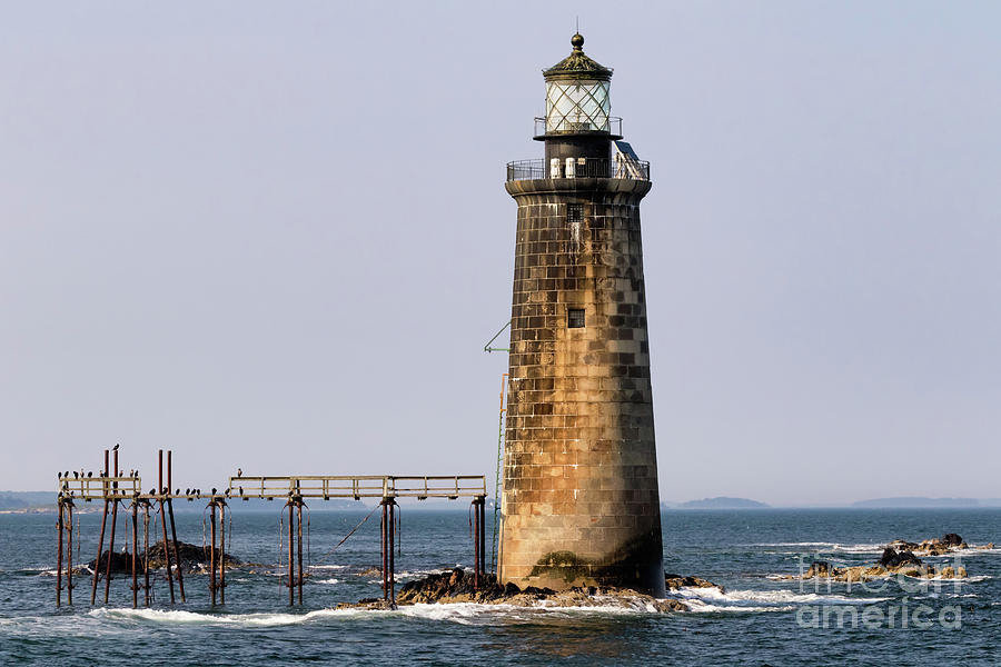 Ram Island Ledge Lighthouse, Portland, Maine Photograph by Dawna Moore Photography