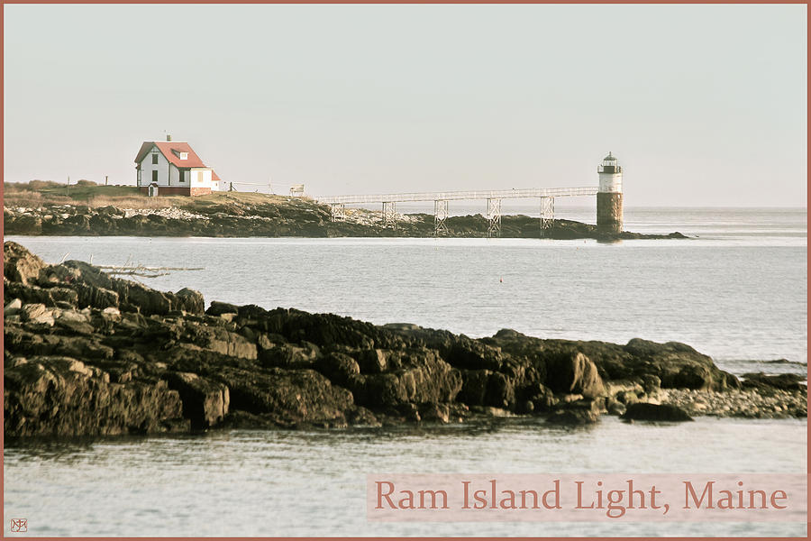 Ram Island Lighthouse Photograph by John Meader