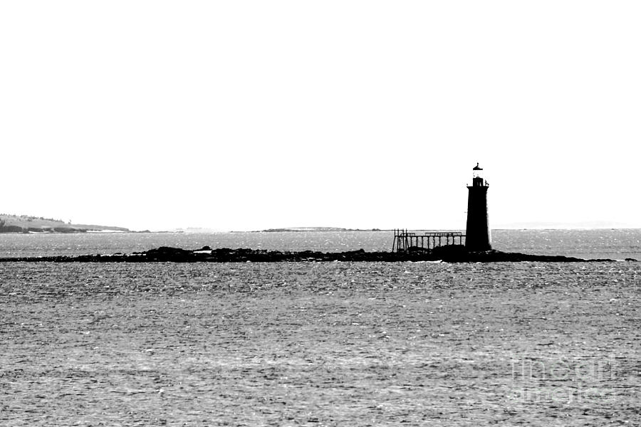Lighthouse Photograph - Ram Island Light house     by Victory Designs