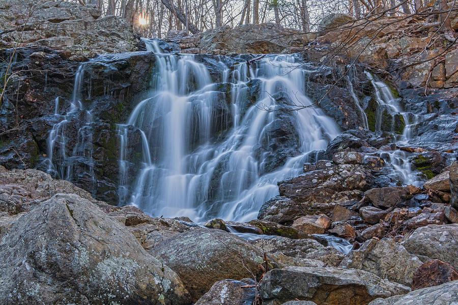 Ramapo Reservation Waterfall Perspective One Photograph by Angelo Marcialis