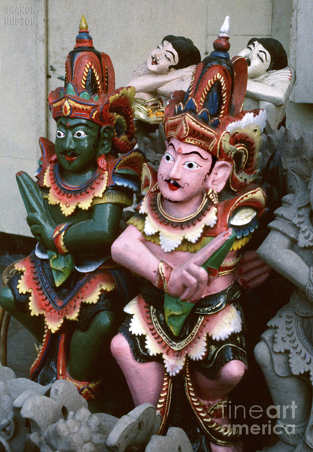Ramayana figure sculpture - Ramayana Figures Photograph by Sharon Hudson
