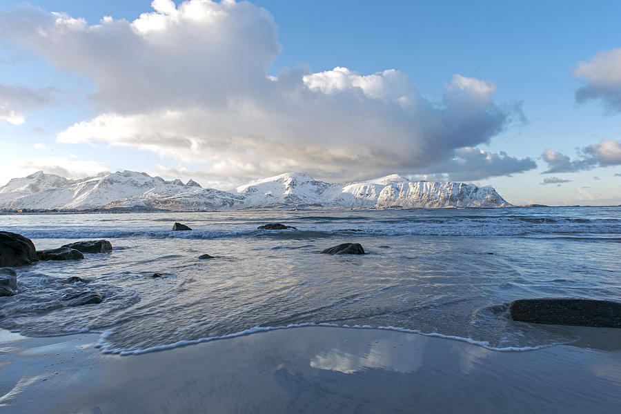 Ramberg beach, Lofoten Nordland Photograph by Dubi Roman