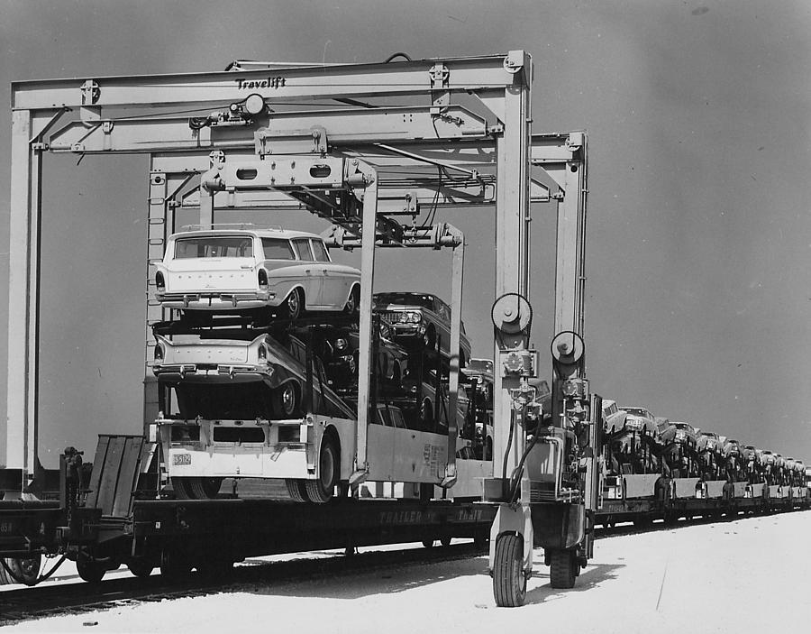 Ramblers Prepped for Shipment - 1960 Photograph by Chicago and North Western Historical Society