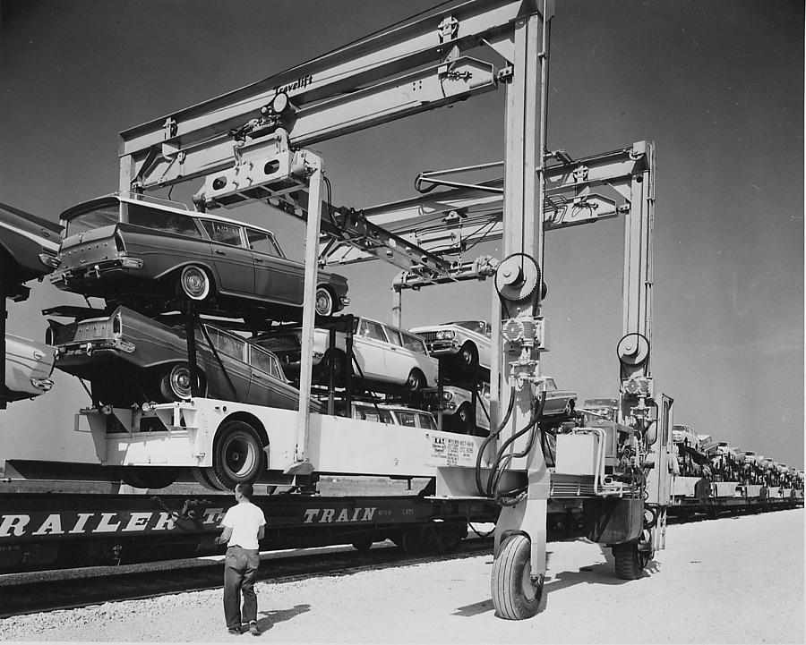 Ramblers Readied for Freight Transport - 1960 Photograph by Chicago and North Western Historical Society