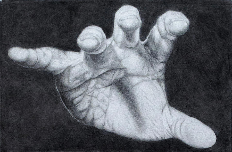 Rampant Hand Drawing by Raffaello Saverio Padelletti