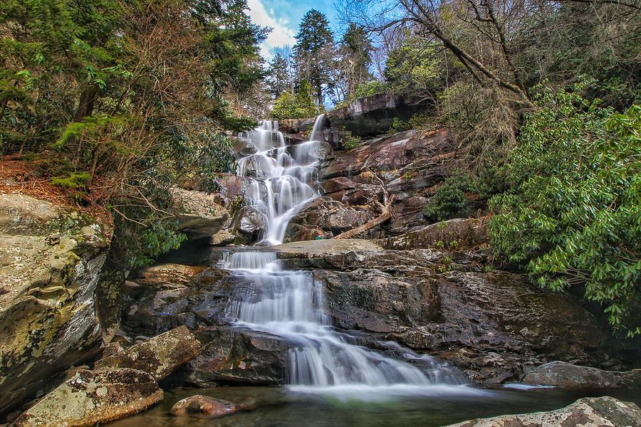 Ramsey Cascades - Tennessee Waterfall Photograph by Chris Berrier
