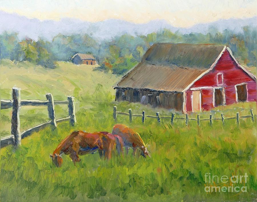 Ranch On The Cowboy Trail Painting