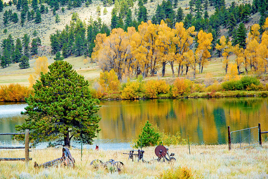 Ranch Pond In Autumn Photograph